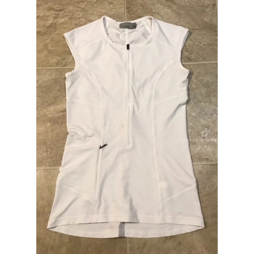 Athleta white top XS
